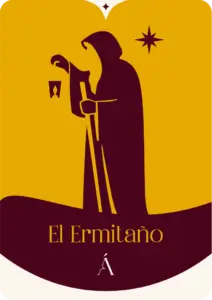 carta de el ermitaño en el tarot