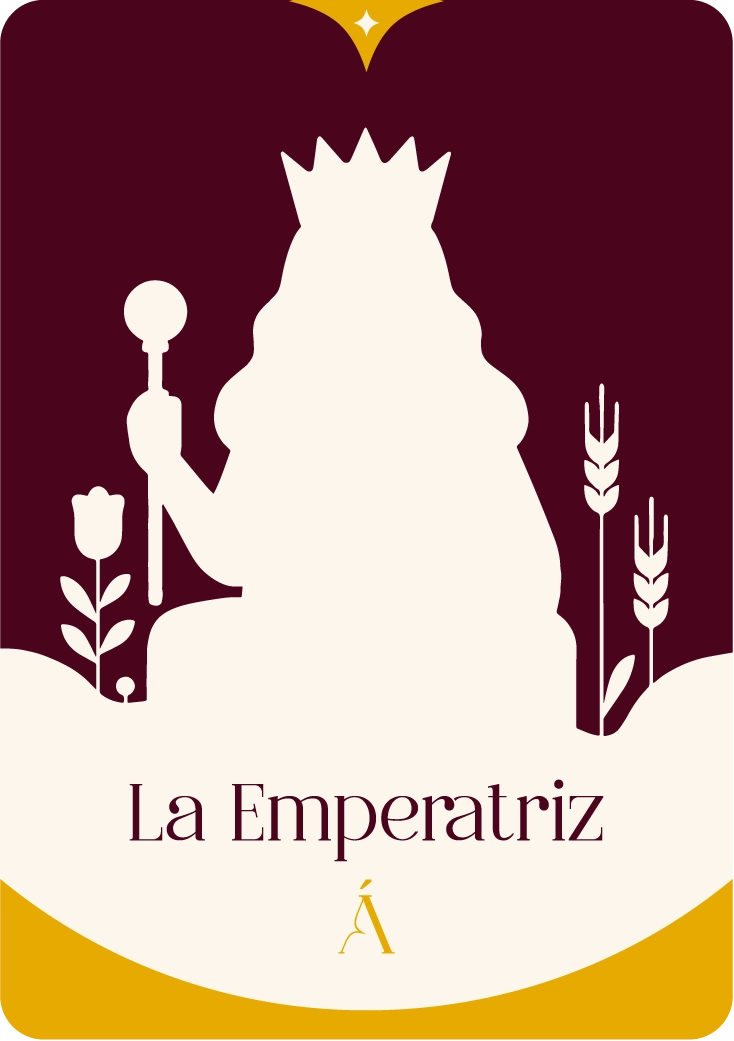 carta la emperatriz en el tarot