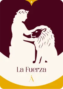 carta de la fuerza en el tarot