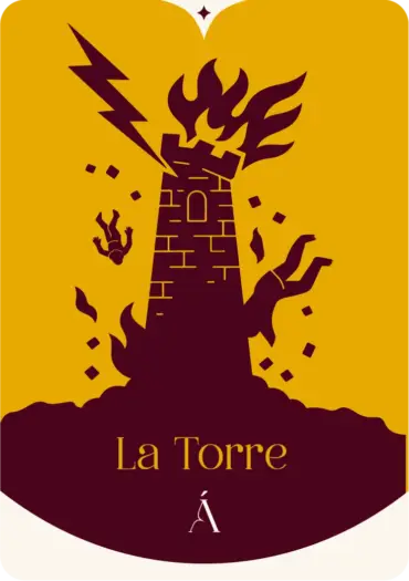 carta de la Torre en el tarot