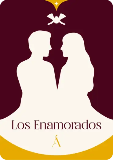 carta de los enamorados en el tarot