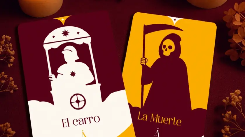 Combinación entre El Carro y La Muerte en el tarot.