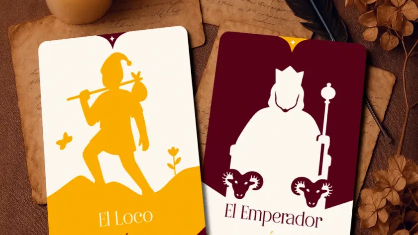 Combinación del Loco y El Emperador en el tarot