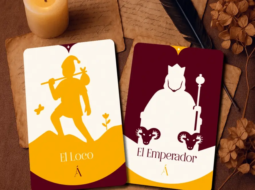 Combinación del Loco y El Emperador en el tarot