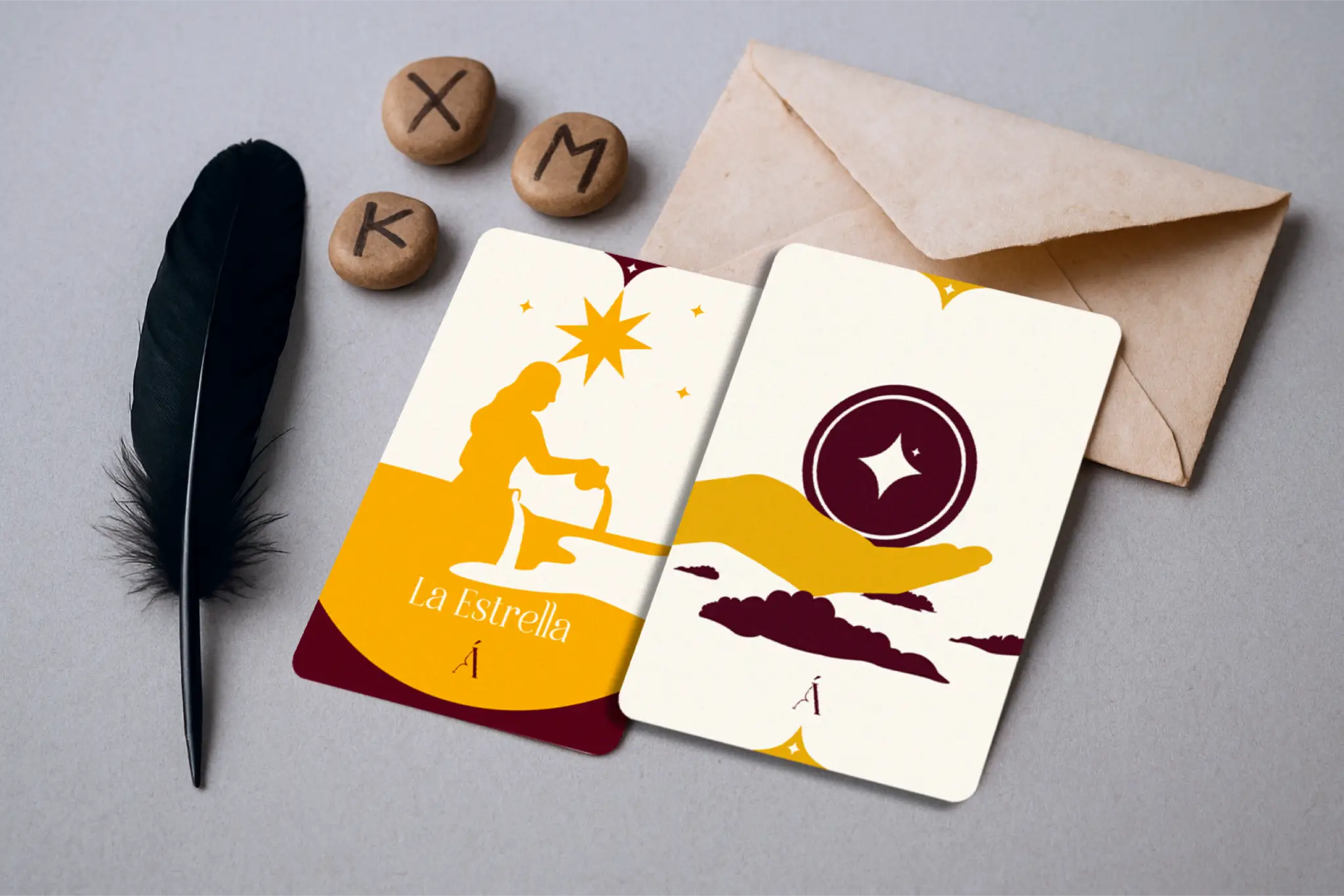 Combinación de el As de Oros y La Estrella en el Tarot