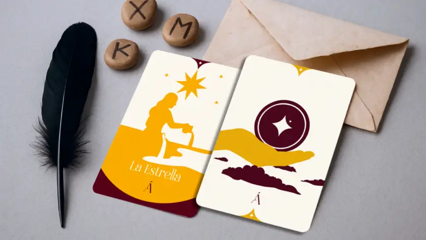 Combinación de el As de Oros y La Estrella en el Tarot