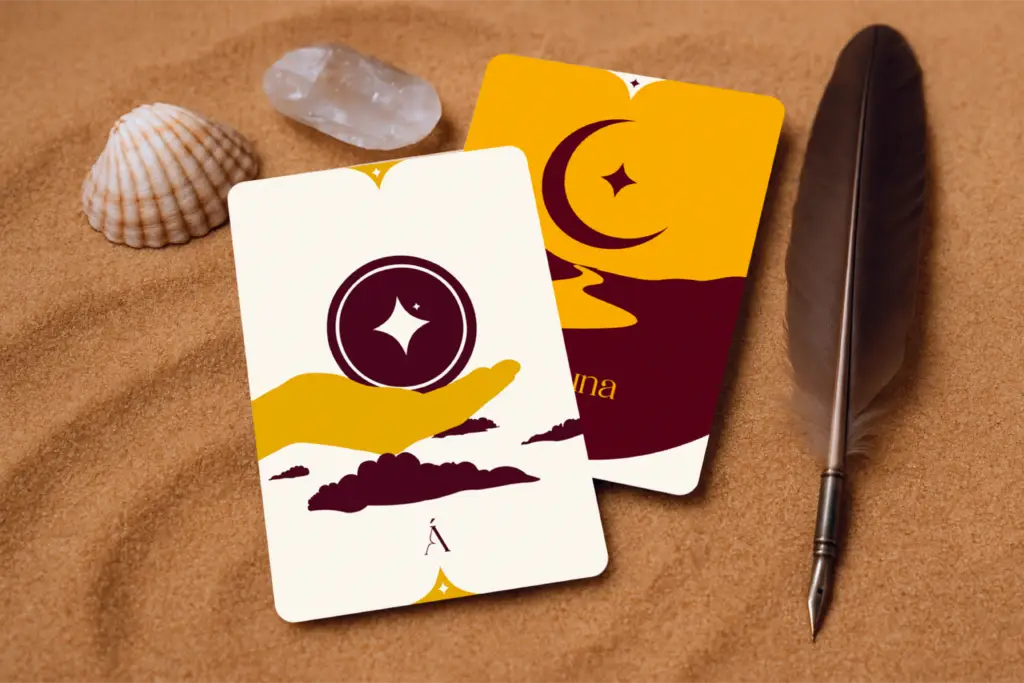 la luna y el as de oros