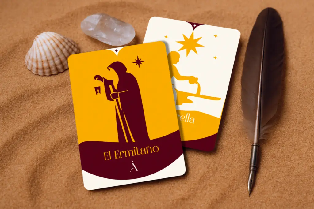 Combinación de El Ermitaño y La Estrella en el Tarot