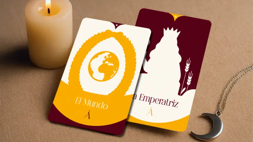 Combinación de La Emperatriz y El Mundo en el Tarot