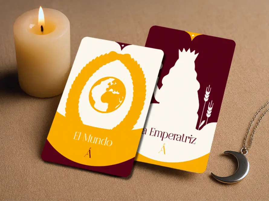 Combinación de La Emperatriz y El Mundo en el Tarot