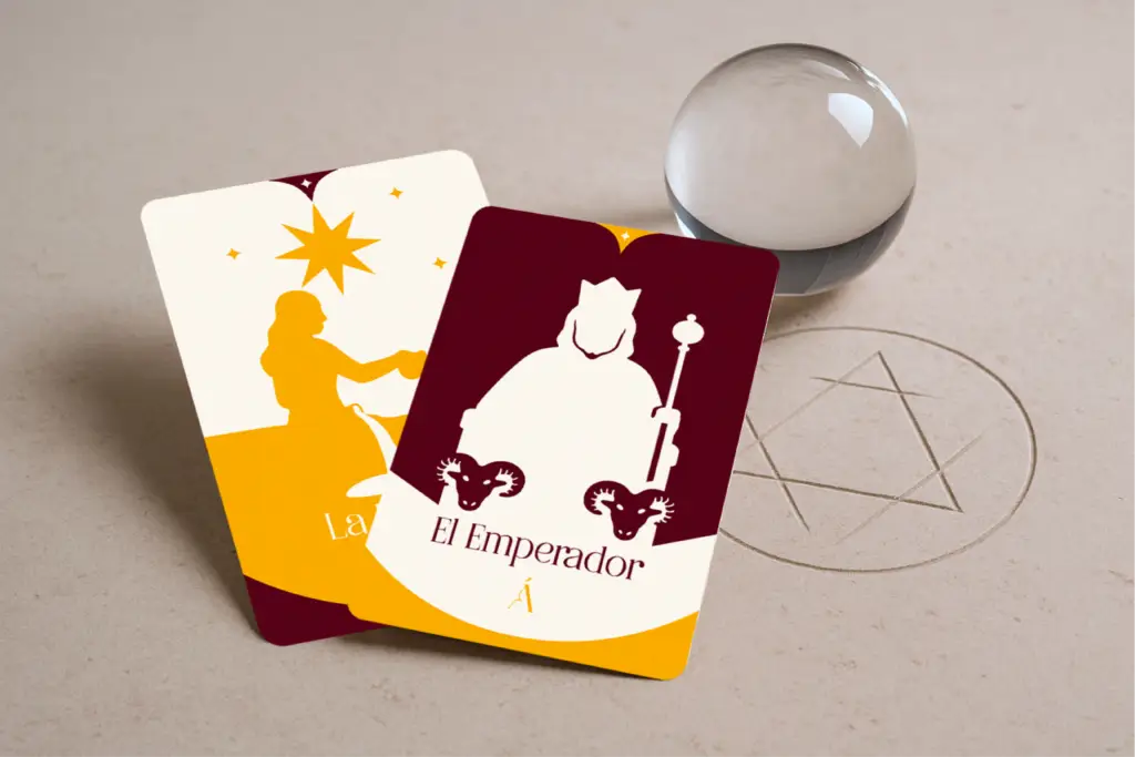 Combinación de La Estrella y El Emperador en el Tarot
