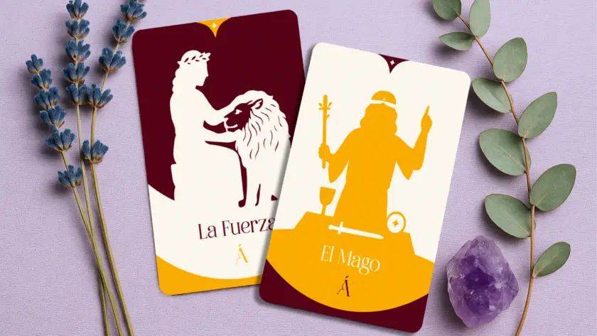 Combinación de El Mago y La Fuerza en el Tarot