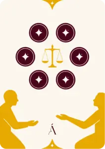 6 de oros en el tarot