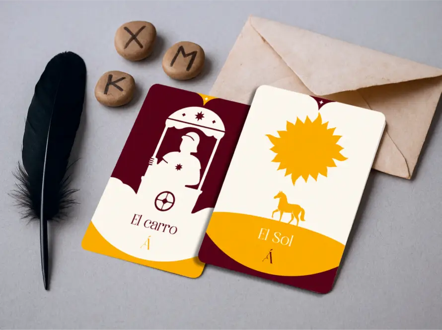 Combinación de El Carro y El Sol en el Tarot