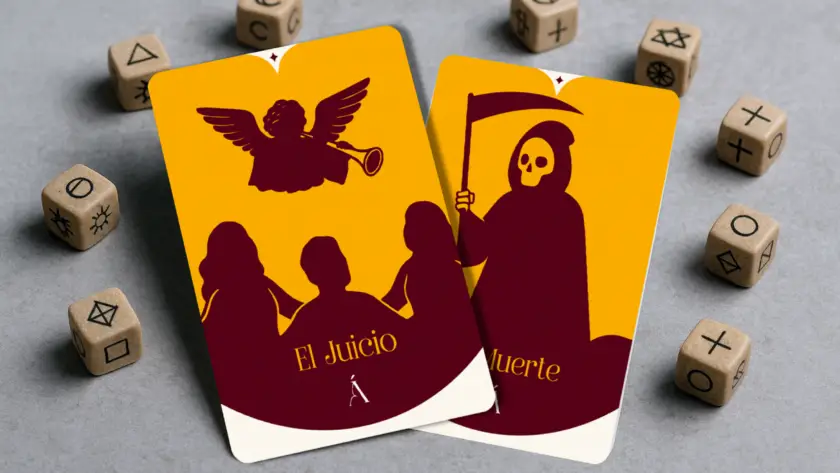 Combinación de El Juicio y La Muerte en el Tarot