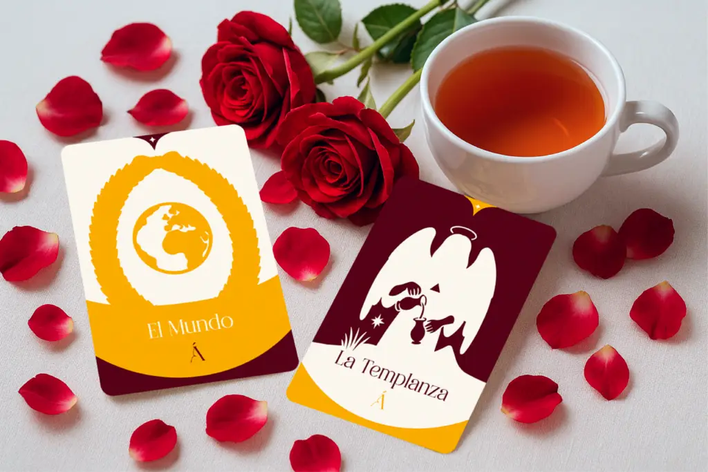 Combinación entre El Mundo y La Templanza