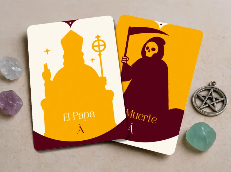 Combinación de El Papa y La Muerte en el Tarot