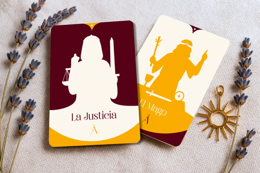 Combinación de La Justicia y El Mago en el Tarot