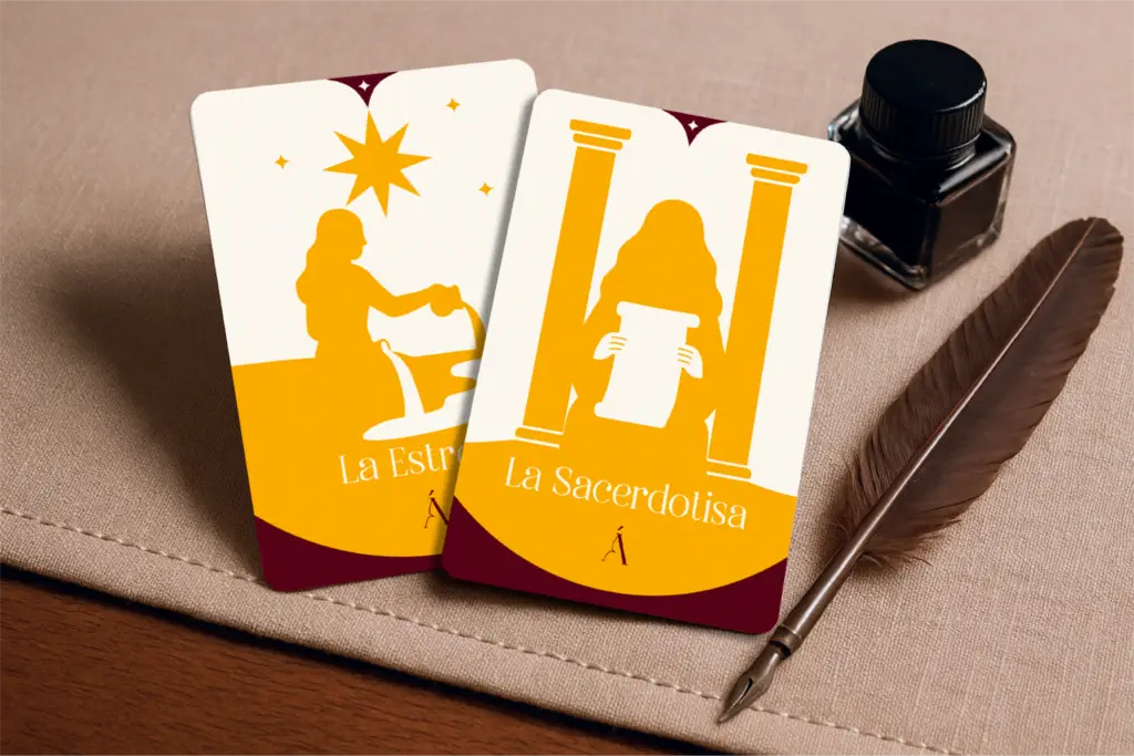 Combinación de La Sacerdotisa y La Estrella en el Tarot