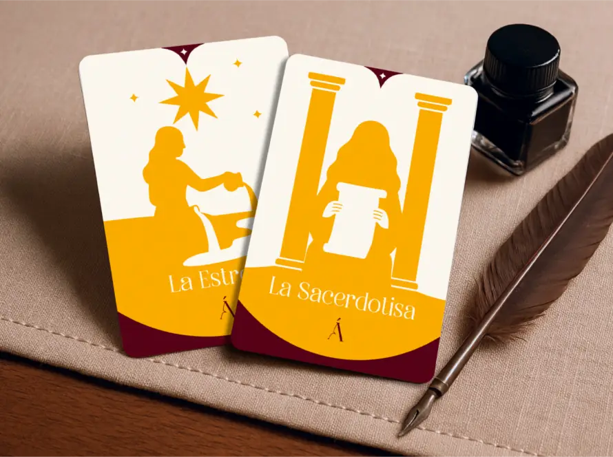 Combinación de La Sacerdotisa y La Estrella en el Tarot