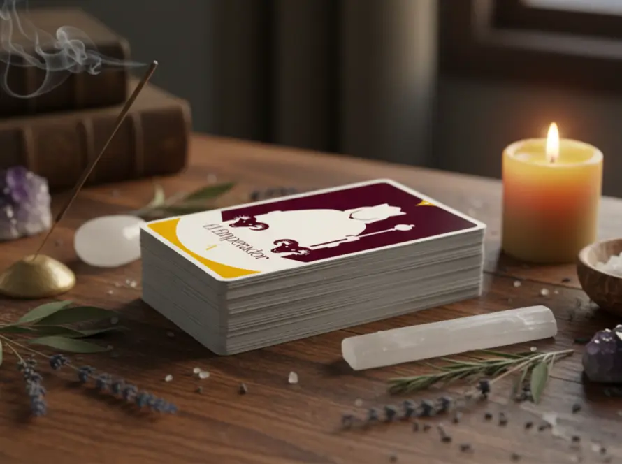 Cómo limpiar y consagrar tus cartas del tarot antes de fin de año