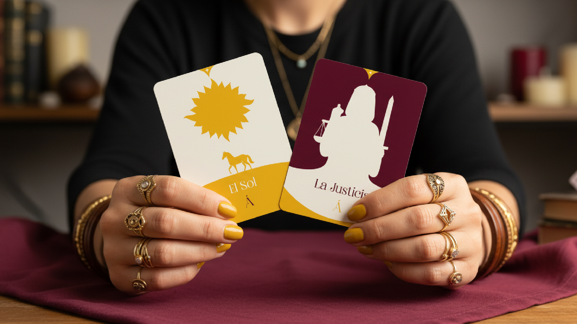 Combinación entre La Justicia y El Sol en el Tarot