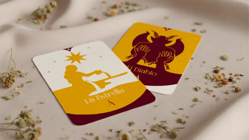 Combinación entre El Diablo y La Estrella en el Tarot