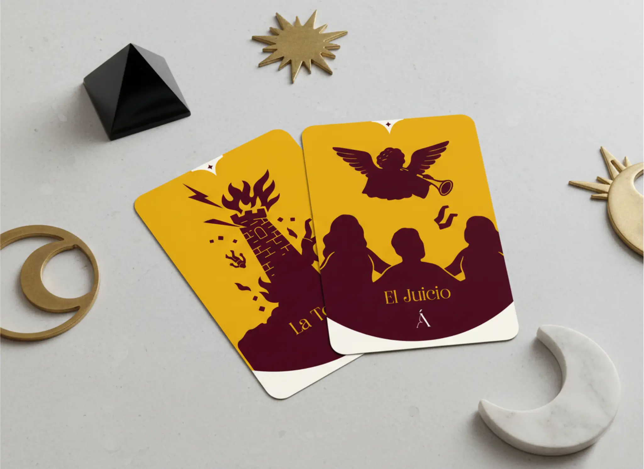 Combinación entre La Torre y El Juicio en el Tarot