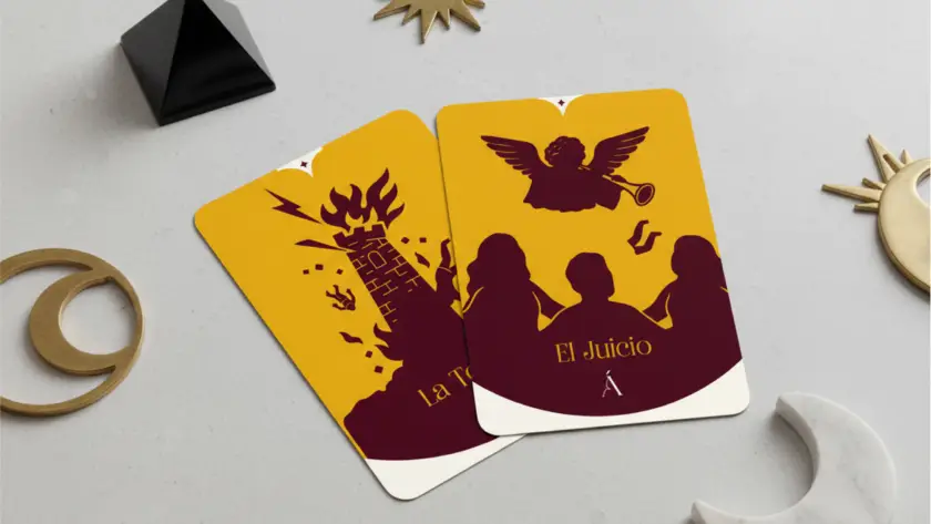Combinación entre La Torre y El Juicio en el Tarot