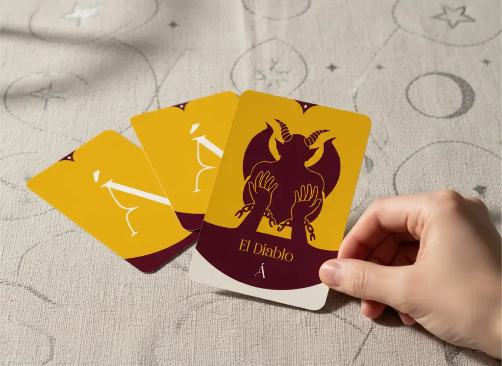 Qué quiere decir que El Diablo se repita en distintas combinaciones del tarot