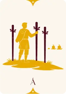 carta 3 de bastos en el tarot