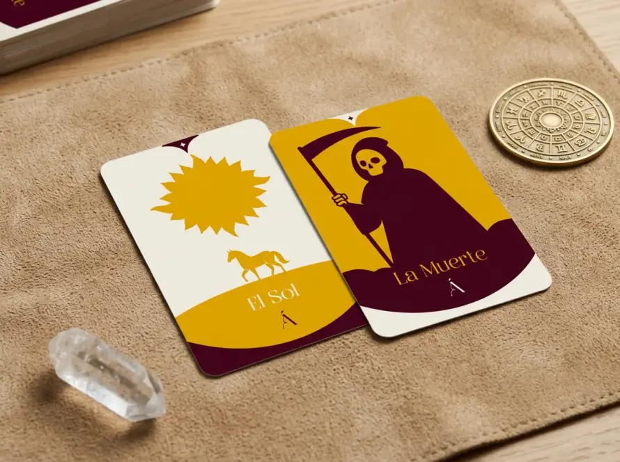 Combinación entre La Muerte y El Sol en el Tarot