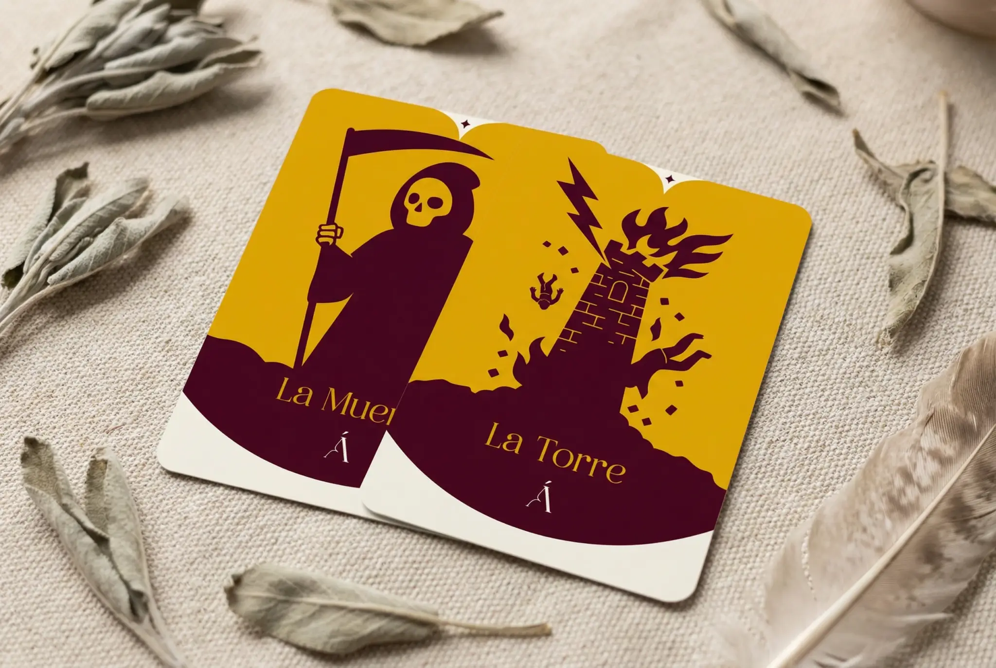 Combinación entre La Muerte y La Torre en el Tarot