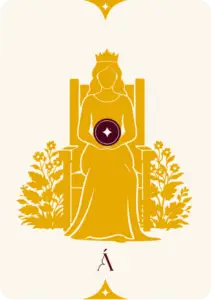 reina de oros en el tarot