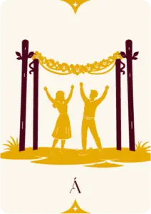 carta 4 de bastos en el tarot