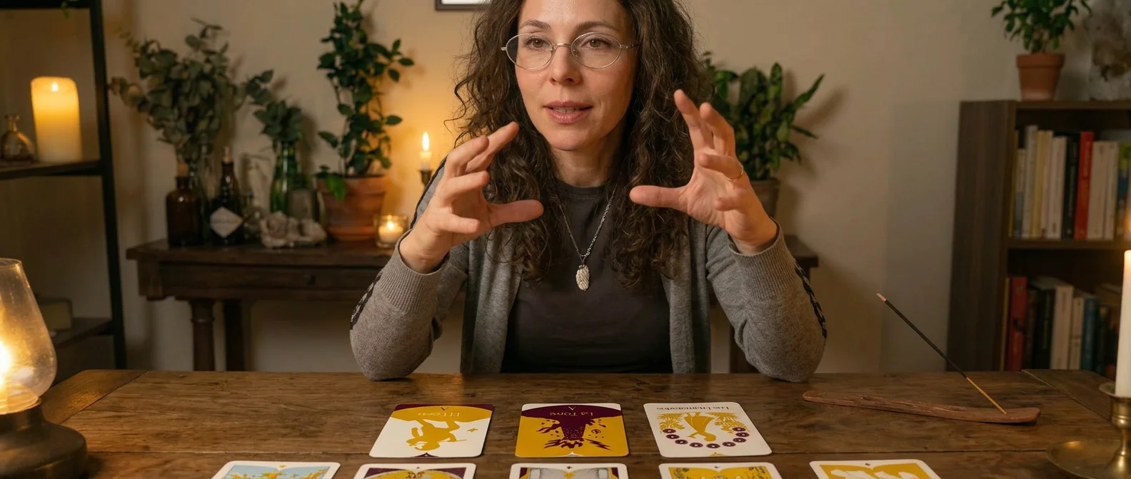 Te guiamos con el Tarot en tu día a día para que encuentres la claridad que necesitas.
