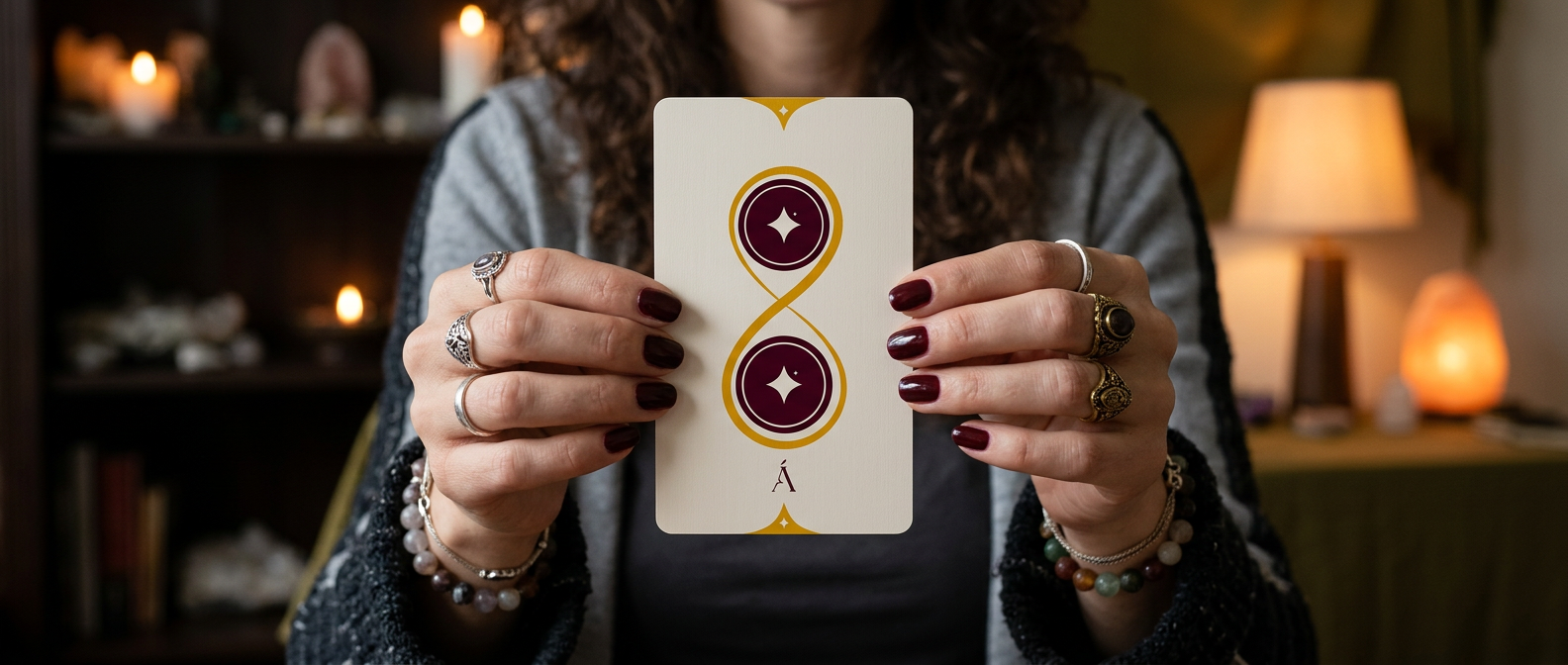 Carta Dos de Oros en el Tarot. Los Oros te guían a través de Ángeles.