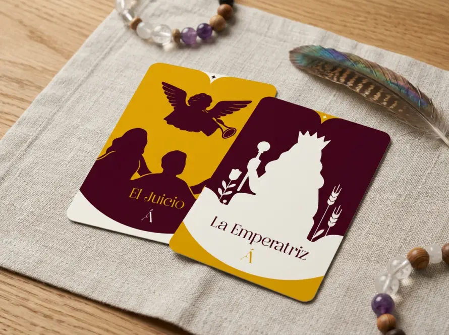 Combinación entre La Emperatriz y El Juicio en el Tarot