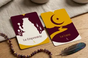 Combinación entre La Emperatriz y La Luna en el Tarot