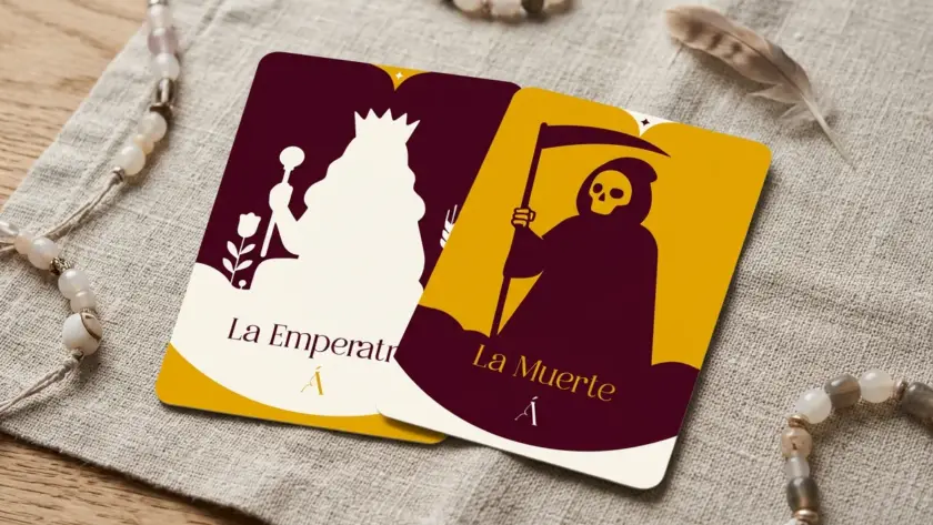 Combinación entre La Emperatriz y La Muerte en el Tarot