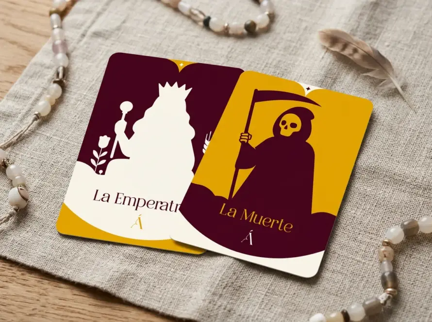 Combinación entre La Emperatriz y La Muerte en el Tarot