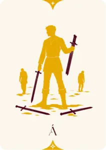 Carta del Cinco de Espadas, arcanos menores en el tarot
