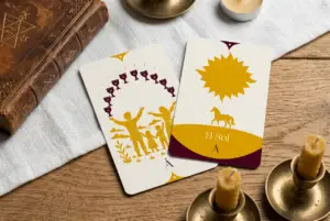 Combinación entre El Diez de Copas y El Sol en el Tarot