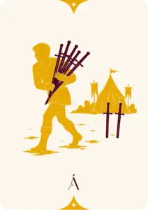 Carta del Siete de Espadas, arcanos menores en el tarot