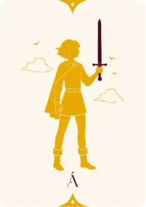 Carta del Sota de Espadas, arcanos menores en el tarot