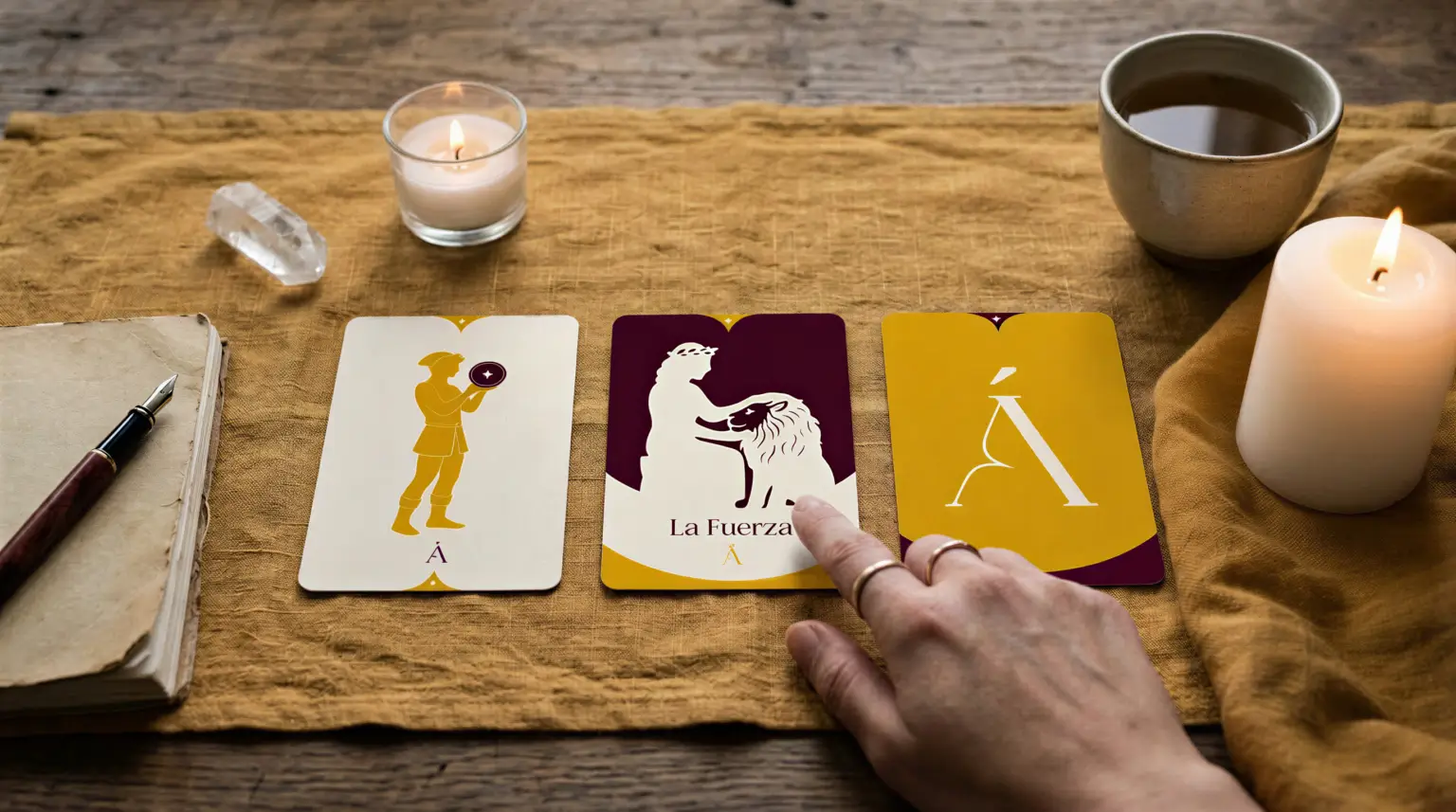 La segunda posición de la tirada del tarot