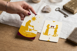 Combinación de La Estrella y el Dos de Copas en el Tarot